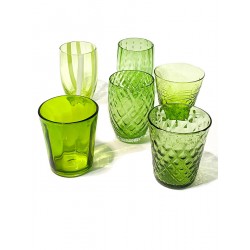 Набор бокалов для воды/сока 6шт., "Melting Pot", зеленый